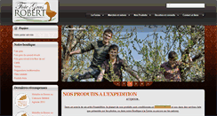 Desktop Screenshot of foiegras-robert.com